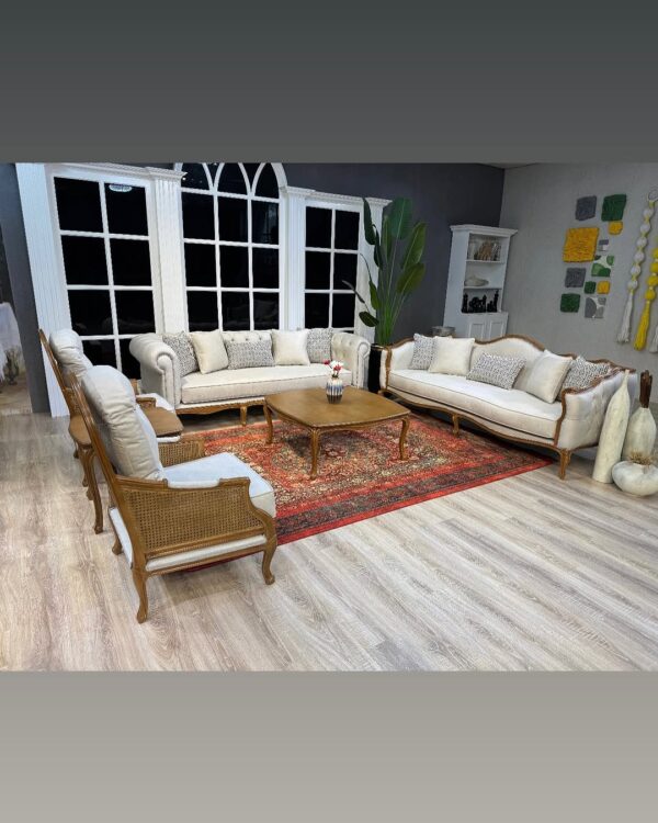 مبل فرانسوی حصیری